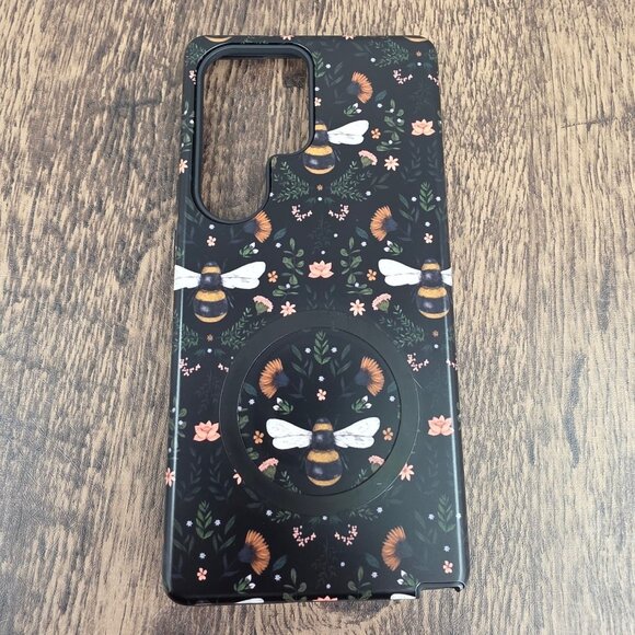 Stringberry Tough Case Samsung Galaxy S25 Ultra Bees Jade Mosinski Dual Layers - Picture 1 of 10